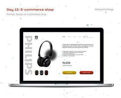 DailyUI- Day 12: E-commerce shop dailyui dailyuichallenge design figma graphic design ui uiux