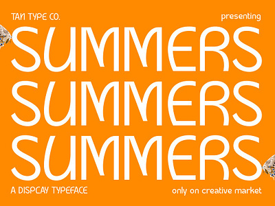 TAN - SUMMERS 70s font 70s retro 80s retro 90s font display font display type elegant font geometric font sans serif simple font tan summers