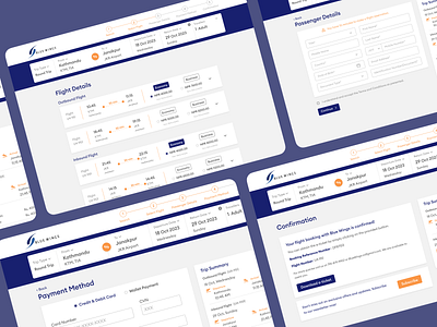 Airline Payment System airline payment system branding design figma ui uiux ux website