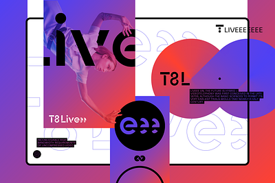 T8Live Brand Identity online onsite