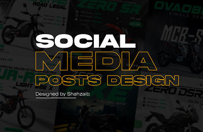 Social Media Posts Design branding design graphic design illustration illustrator interaction design mockup photoshop social media social media posts