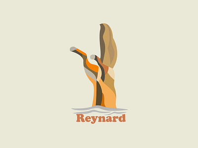 Reynard logo (with fox) dailylogochallenge graphic design illustration logo