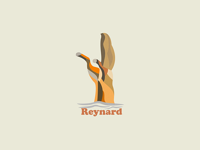 Reynard logo (with fox) dailylogochallenge graphic design illustration logo