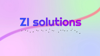 Logo Animation-ZI Solutions logo motion graphics