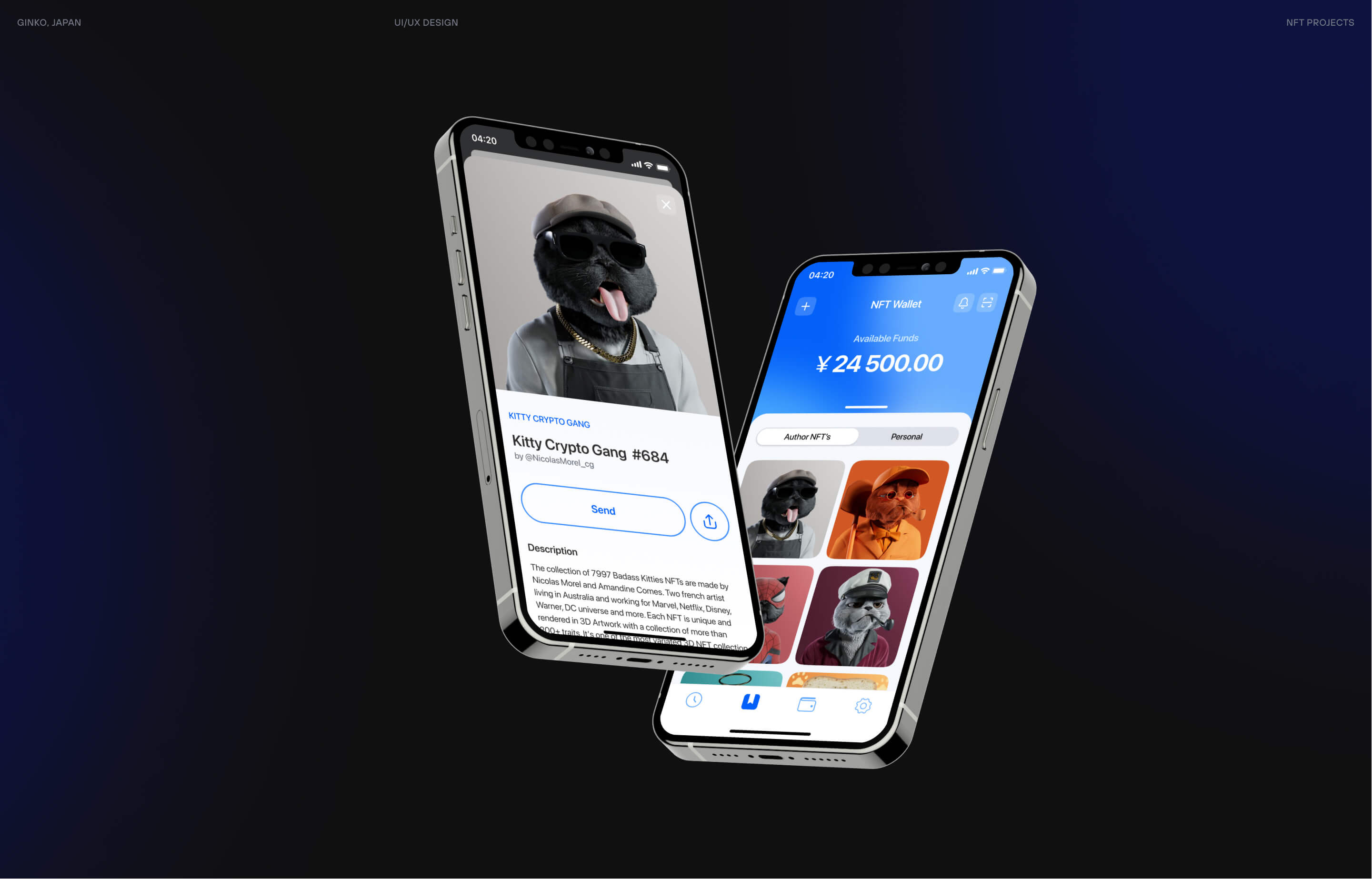 Ginco Crypto Wallet by Ivan Repin on Dribbble