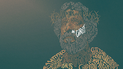 In Christ Typography & Animation animation branding custom type design gif hand drawn handdrawn illustration in chris jesus lettering sermon series typography