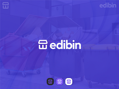 Edibin | Logo Design bin logo brand brand identity branding brandmark creative design edibin graphic illustration logo logo design logomark logotype minimal minimalist vector wordmark