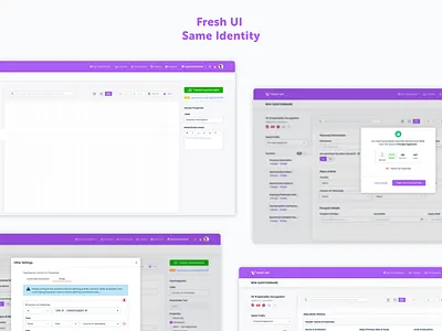Smart IMS digital questionnaire immigration questionnaire product design questionnaire ui design ux design uxui design web application