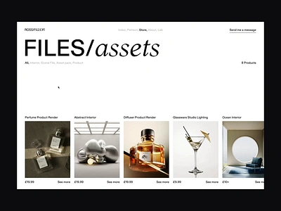 Ross Mason store filters design ecommerce filters landing page shop store ui ux web