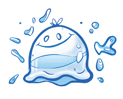The Led Cookie ghost, blob, thing.... adobe illustrator character design digital art dribbble graphic design logo design