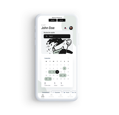 OZ app café design image iot marque objet connecté product ux