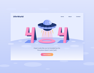 404 Page 008 404 404 page challenge dailyui mobile ui ui design uiux
