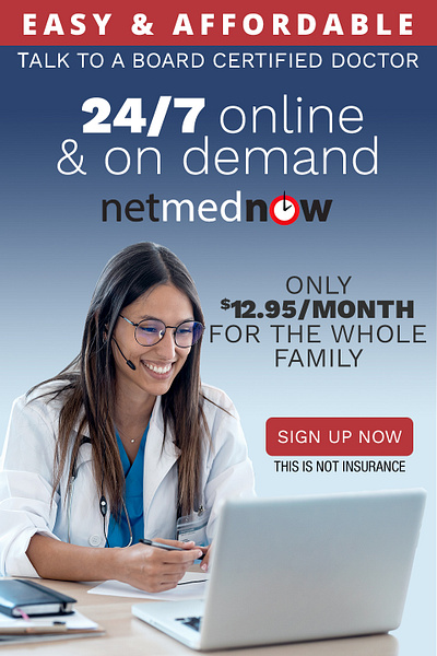 NetMedNow Web Ad graphic design medical web ad