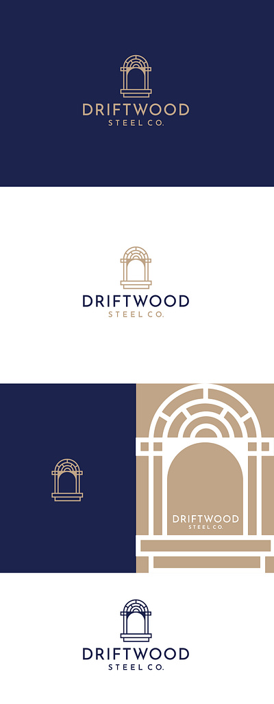 Driftwood Steel co_Logo design adobe photoshop animation branding design graphic design illustration landing page logo motion graphics ui uiux web design