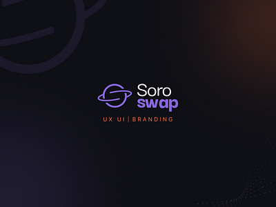 Soroswap branding design ui ux website