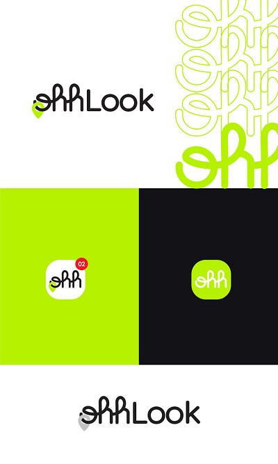 OhhLook_Logo adobe photoshop branding design graphic design illustration landing page logo ui uiux web design