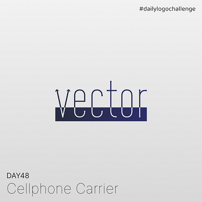 Day 48 | Cellphone Carrier | Daily Logo Challenge dailylogochallenge day48 design graphic design logo