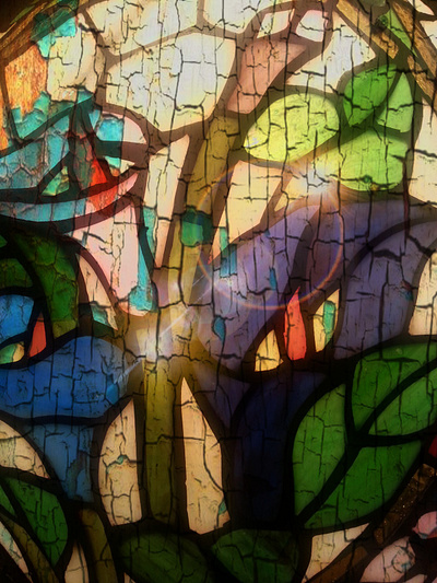 Cracked Light digital art lens refraction photography stained glass