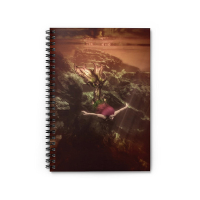 Provenance Notebook Cover fantasy art mermaid notebook design photo editing