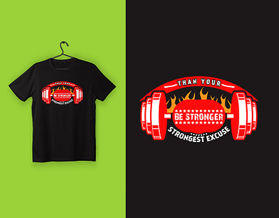 Gym T-Shirt Design graphic design