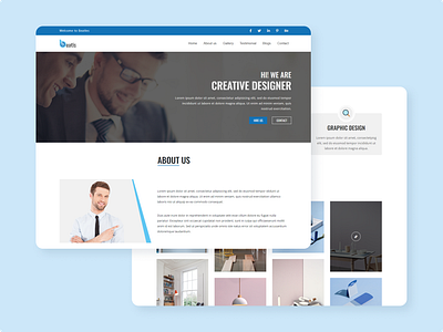 Agency website design agency website landing page ui uiux user interface ux website design