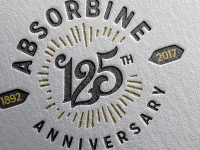 Anniversary Branding badge branding graphic design logo