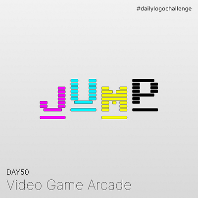 Day 50 | Video Game Arcade | Daily Logo Challenge dailylogochallenge day50 design graphic design logo