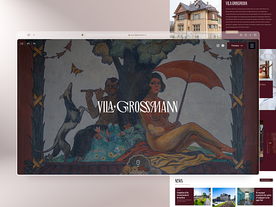 Vila Grossmann - The Art Of Time design digitaldesign figma ui uidesign ux vila webdesign website