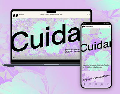 Agenda Porto | The city's new editorial project agenda app app design product design ux web web design web development