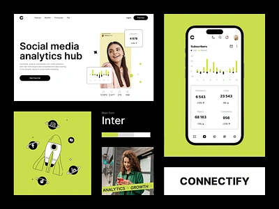 Connectify social branding b2b saas design best mobile app design best website design brand design brand guidelines design figma design mobile design inspiration modern webside most popular app design most popular brand design most popular website design saas applications design saas company design saas platform design saas website design stories design top mobile app design top website design ui design ux design