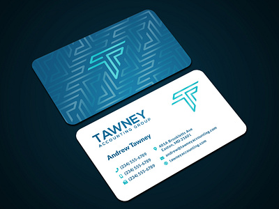 Accountant Business Cards accountant adobe illustrator blue branding business cards design graphic design icons illustrator logo logo design shine silk spot varnish