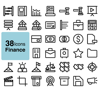 Finance Icons data