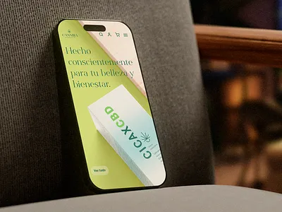 Cannbia Web Design cannabis cbd cosmetic cream designer ecommerce health landing layout mobile modern oil onepage product responsive skincare ui ux uxui web