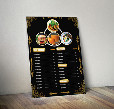 Menu Design For Resturat Or Cafe drawing menu menu design