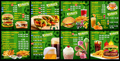 Restaurant “Kickers” branding branding design graphic design restaurant