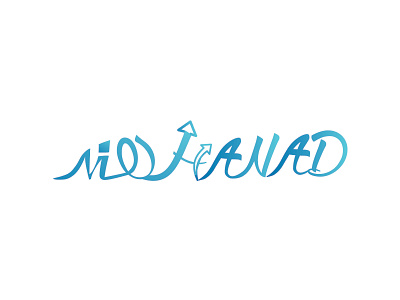 Mohanad Typography Art Logo Design branding graphic design illustrator logo