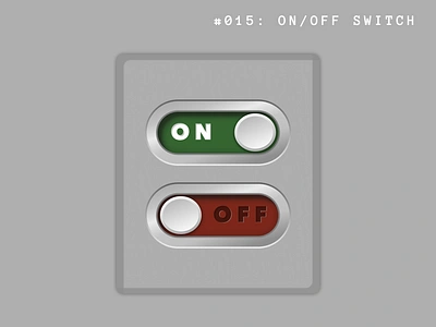 On/Off Switch | Daily UI Challenge #015 015 app dailyui dailyui015 dailyuichallenge figma figmadesign figmauidesign mobile onoff onoffswitch switchbutton switcher toggle switch toggles ui uidesign uiux ux uxdesign