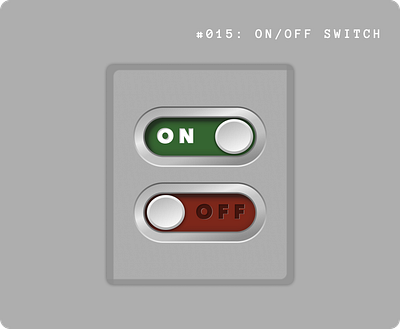 On/Off Switch | Daily UI Challenge #015 015 app dailyui dailyui015 dailyuichallenge figma figmadesign figmauidesign mobile onoff onoffswitch switchbutton switcher toggle switch toggles ui uidesign uiux ux uxdesign
