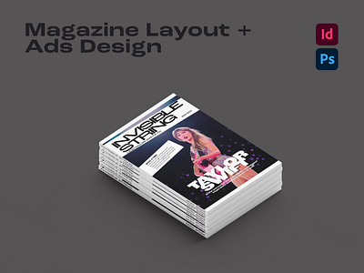 Music Magazine Layout Design ads design editorial design graphic design indesign magazine photoshop