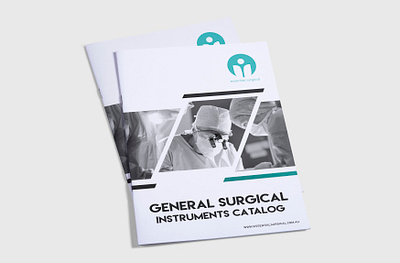 Surgical Instruments Catalog graphic design