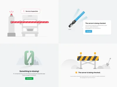 System error pages. 404 branding design develop error graphic design illustration twolinecode ui ux web