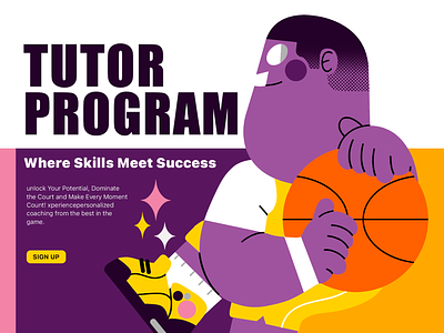 NBA's Tutor Program freelance illustration jhonny núñez nba