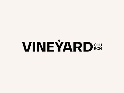 Vineyard Church branding graphic design logo