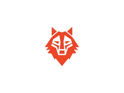 GingerWolf illustration logo vector