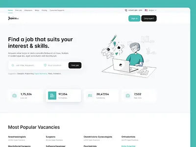 Jesica AI Recruiter Website