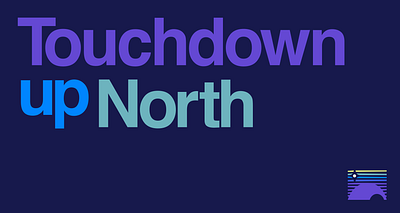 Branding for a touchdown service way up north. art direction branding color concept cool freelance graphic design logo purple typography vector