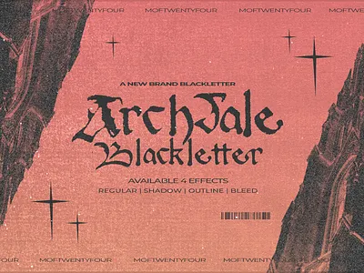 Archdale Blackletter baroque font