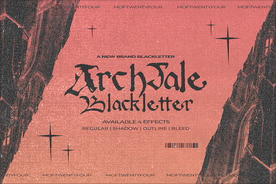 Archdale Blackletter baroque font