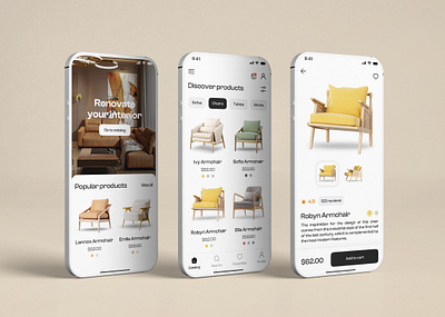 Ecommerce App Design Concept design figma mobile mobile app product design ui ui design