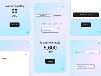 Radial Gradient for Currency Converter app background blue currency converter gradient gradients ios pink radial sigma soft